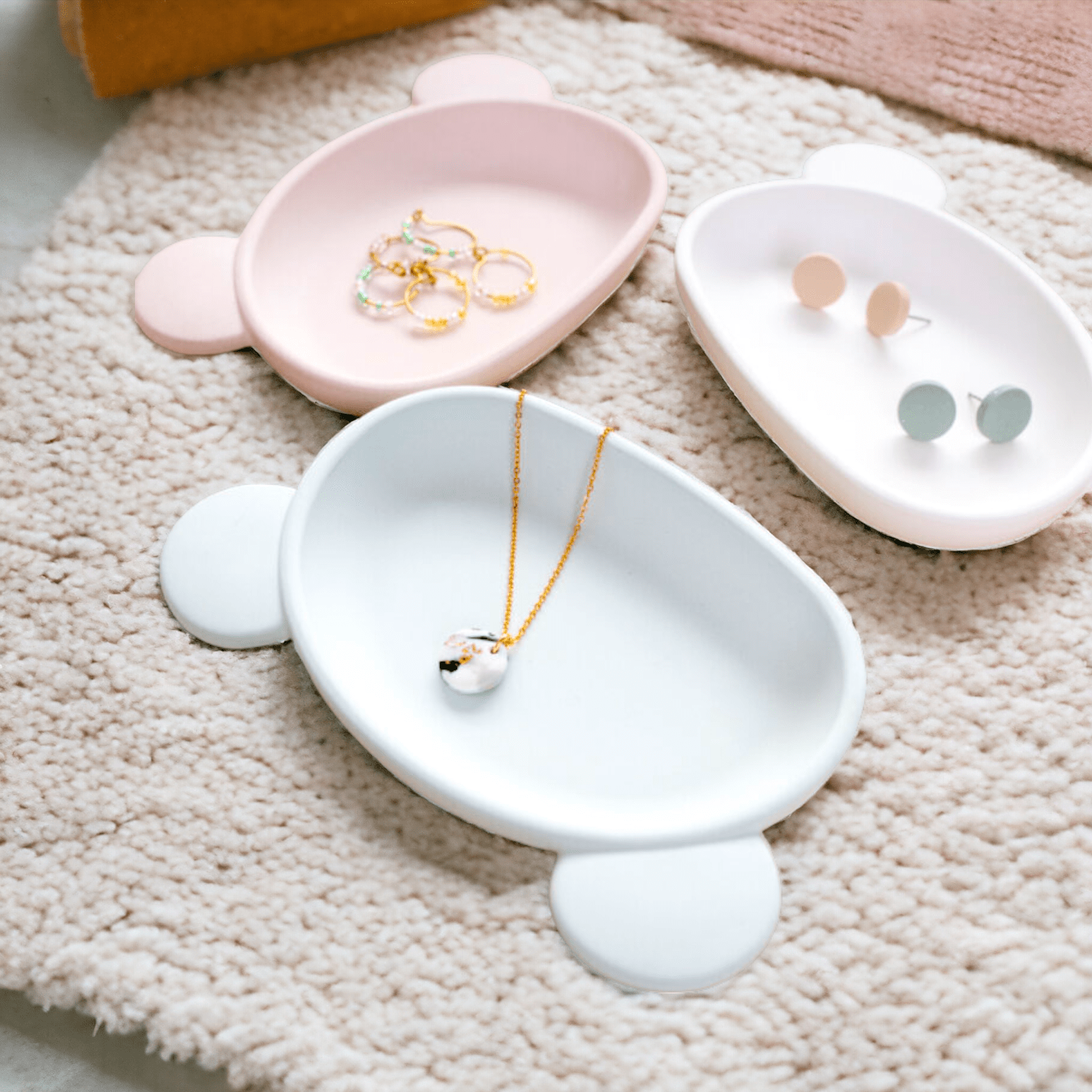 Mint | Handgemachte Teddy Schalen aus Raysin Home Decor Cloverlily.Clay Jewelry oesterreich handgemachte geschenke in wien