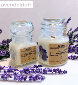 Lavendelguru | Duftkerzen aus 100% Sojawachs Kerzen Kuro oesterreich handgemachte geschenke in wien