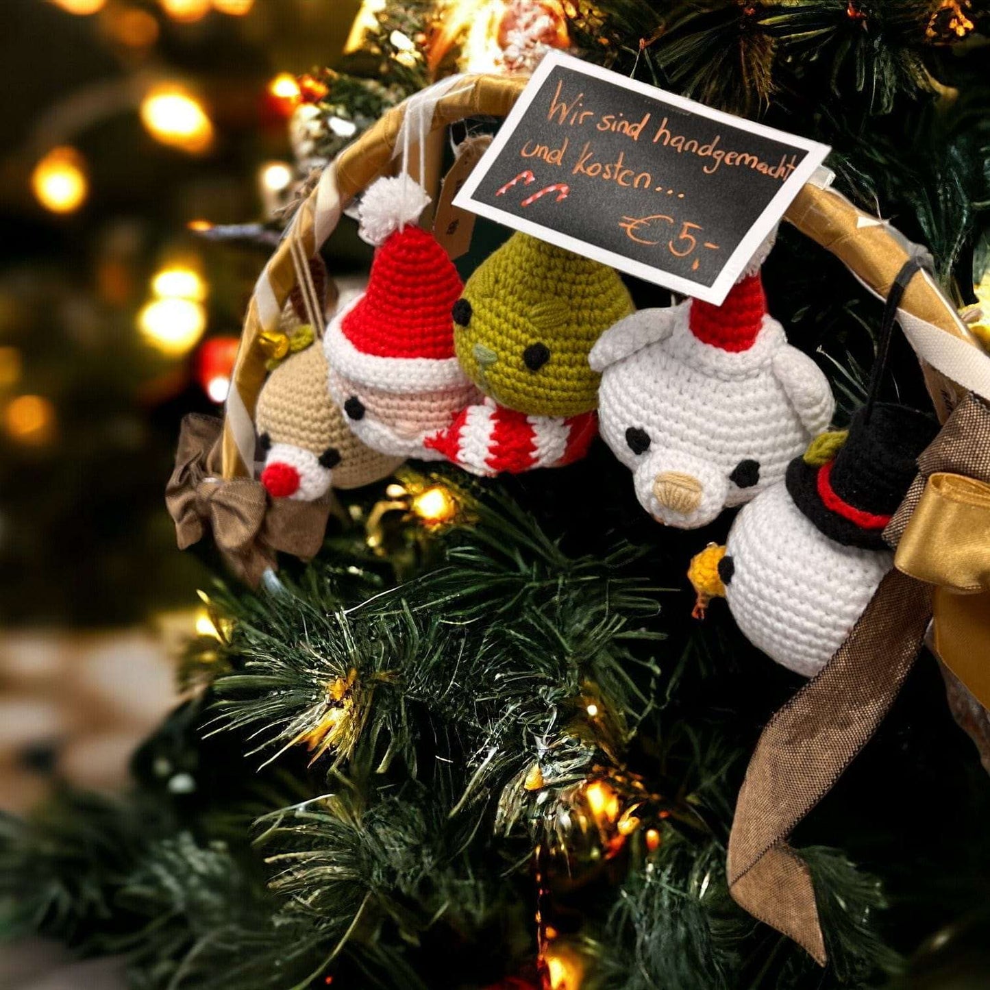 Amigurumi Weihnachtsanhänger in verschiedenen Designs Home Decor LändleHäkel oesterreich handgemachte geschenke in wien
