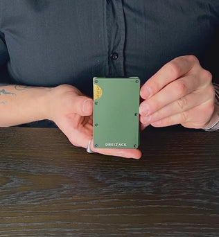 Dreizack Slimwallet inkl. Geldklammer