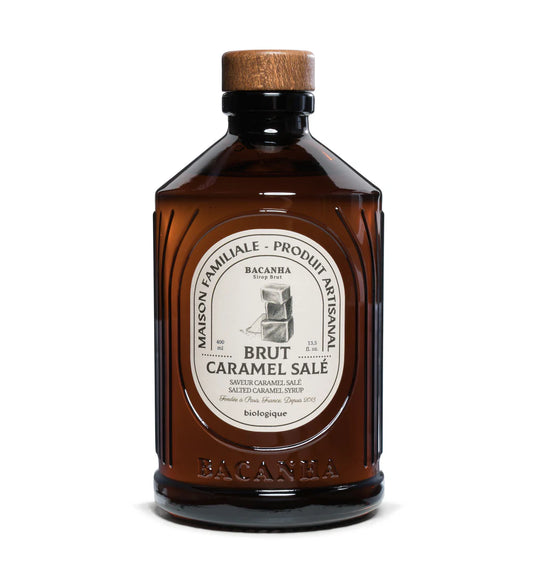 Bio-Sirup „Caramel Salé Brut“ von Bacanha | Edler Genuss mit Salted Caramel