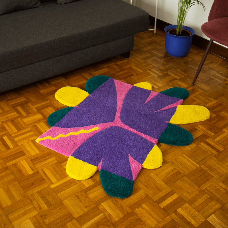 "Tulip" | Handgemachter Tufting-Teppich Home Decor MarsoStudio oesterreich handgemachte geschenke in wien